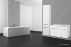 Мебель для ванной Bellezza Альдо 80 подвесная с 1 ящ. + дверь, белый