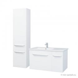 Мебель для ванной Bellezza Альдо 100 подвесная с 1 ящ. + дверь, белый