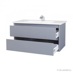 Мебель для ванной Bellezza Лоренцо 100 подвесная серебро