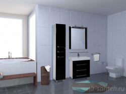 Мебель для ванной Bellezza Рокко 60 черная