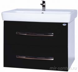 Мебель для ванной Bellezza Рокко 80 подвесная  черная