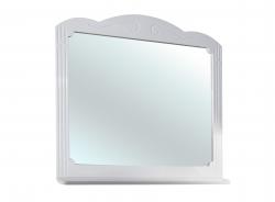 Зеркало Bellezza Кантри 75 белое патина серебро
