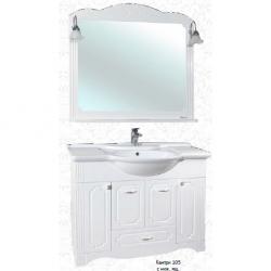 Мебель для ванной Bellezza Кантри 105 (патина серебро)